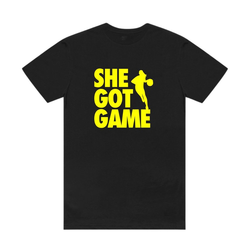 She Got Game Shirt, Women's Basketball, Hoops, Motivational Bball Tee,